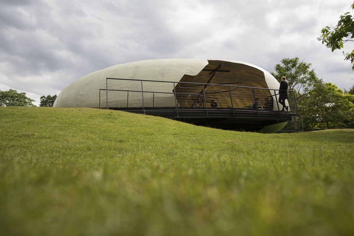 Pabellón Serpentine de Smiljan Radic. Foto: Archdaily