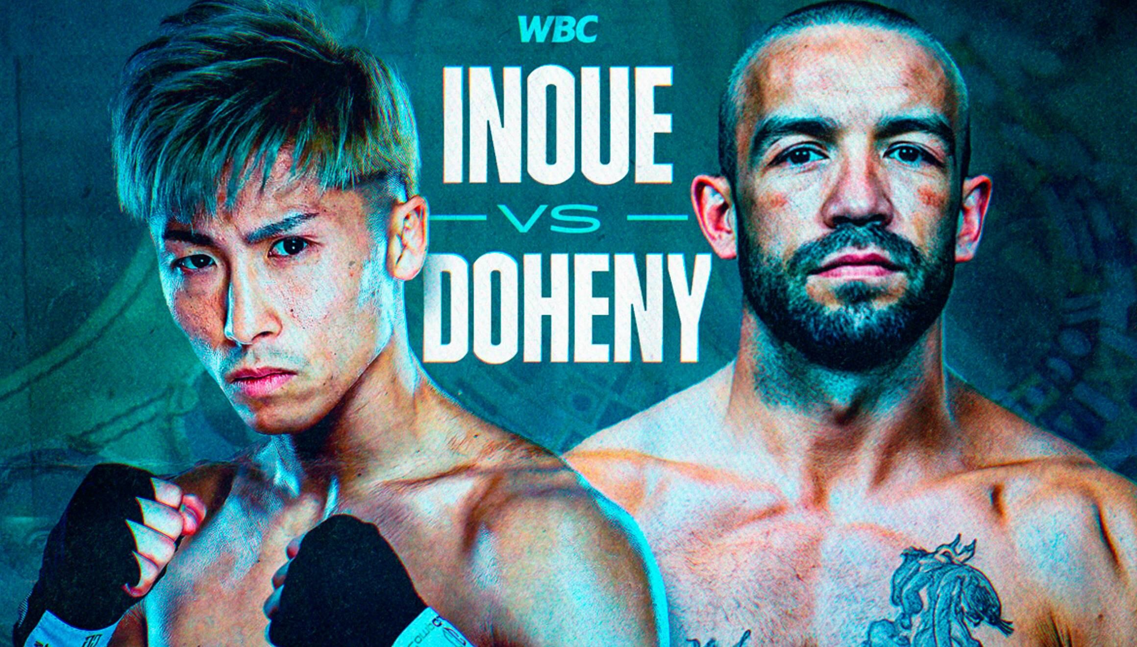 Cobertura oficial de ESPN Latinoamérica EN VIVO para mirar la pelea Naoya Inoue vs. TJ Doheny este martes 3 de septiembre por el cinturón indiscutido de boxeo desde el Ariake Arena de Tokio. (WBC)