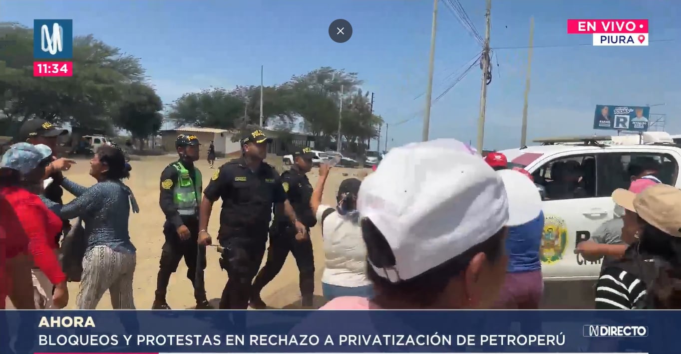 En Talara, numerosos establecimientos comerciales permanecen cerrados, incluido el mercado central. Foto: Captura Canal N.