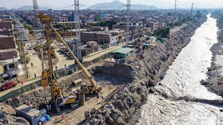 Puente Morales Duárez sobre el río Rímac registra un avance de construcción del 25%