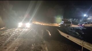 Vía Yauyos-Huancayo bloqueada por huaico: autoridades iniciaron limpieza 