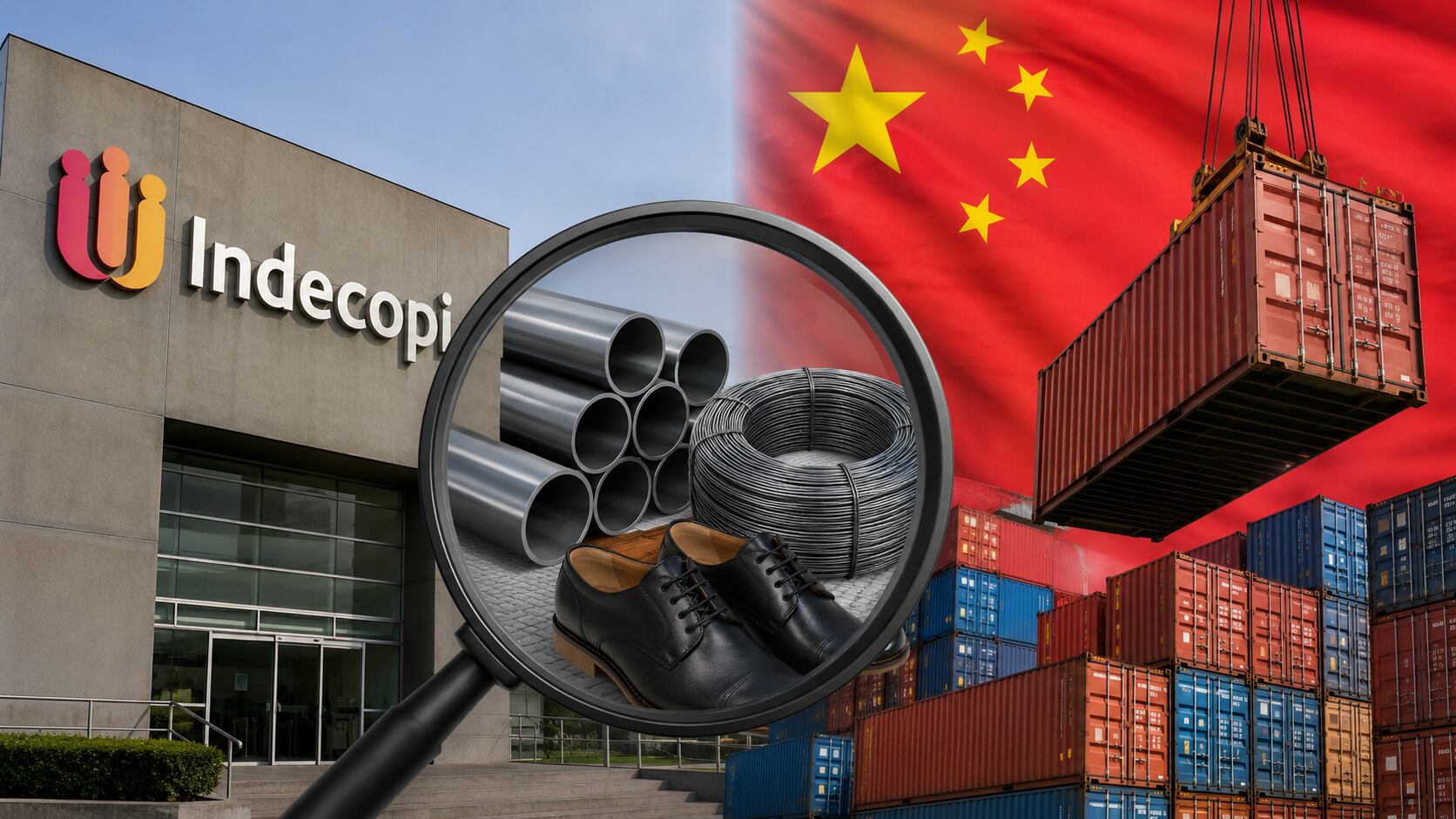 Aplicar medidas antidumping es restringir el comercio. Y, para un país como Perú que dice ser una economía abierta, de “libre mercado”, ser más restrictivo podría ser contradictorio con esa política nacional. Fotocomposición: ChatGPT, Alessandro Azurín, Diario Gestión.