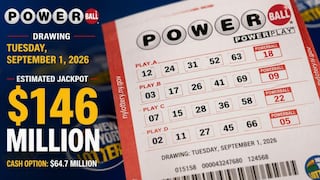 Números ganadores del Powerball, 02/09/2026: estos son los resultados de la lotería con premio mayor de $146 millones