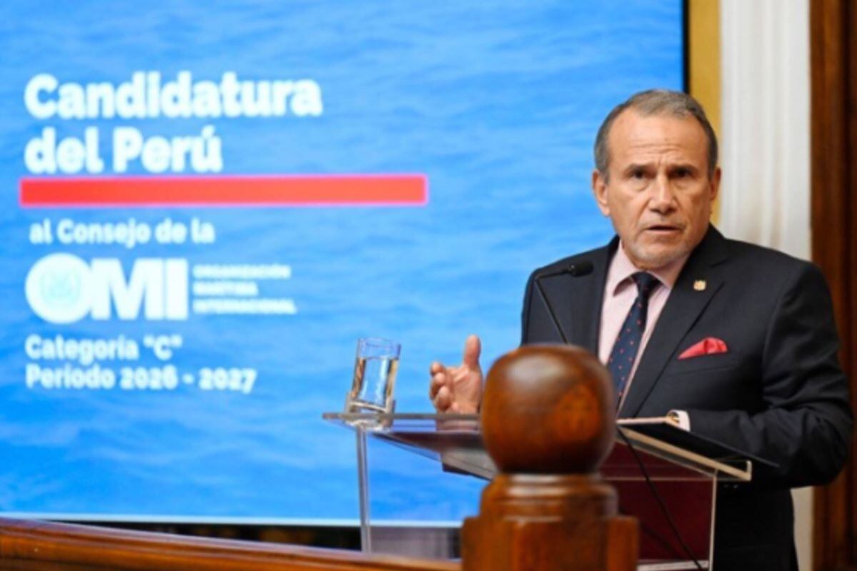 Canciller sostuvo que el país reafirma su compromiso con la seguridad marítima y la conservación del medio marino a escala global. Foto: Difusión.