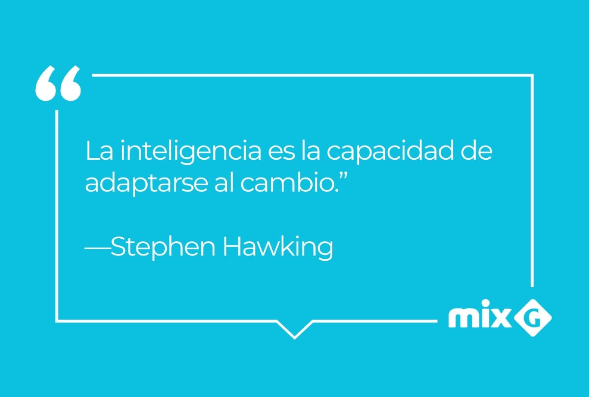 La cita del día de Stephen Hawking destaca la importancia de afrontar nuevas circunstancias con flexibilidad. | Crédito: Gestión Mix
