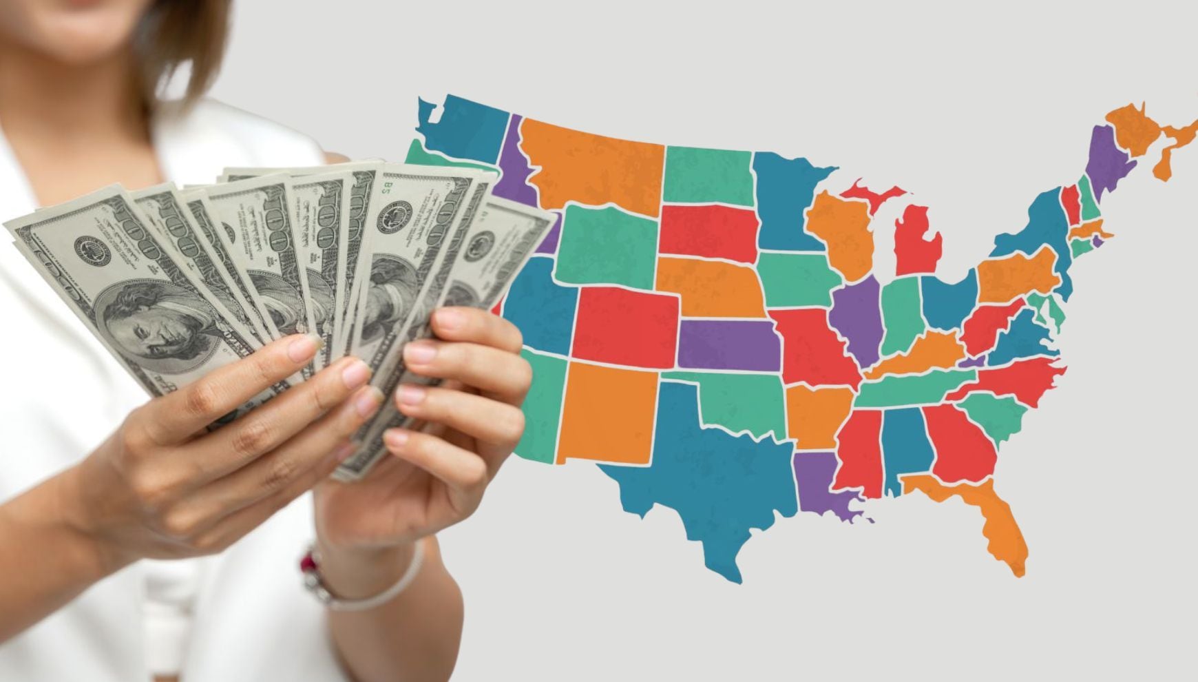 Mientras algunos estados no cobran impuesto estatal sobre la renta, otros aplican tasas que superan el 10% (Foto: Freepik/ Composición Canva para Gestión Mix)