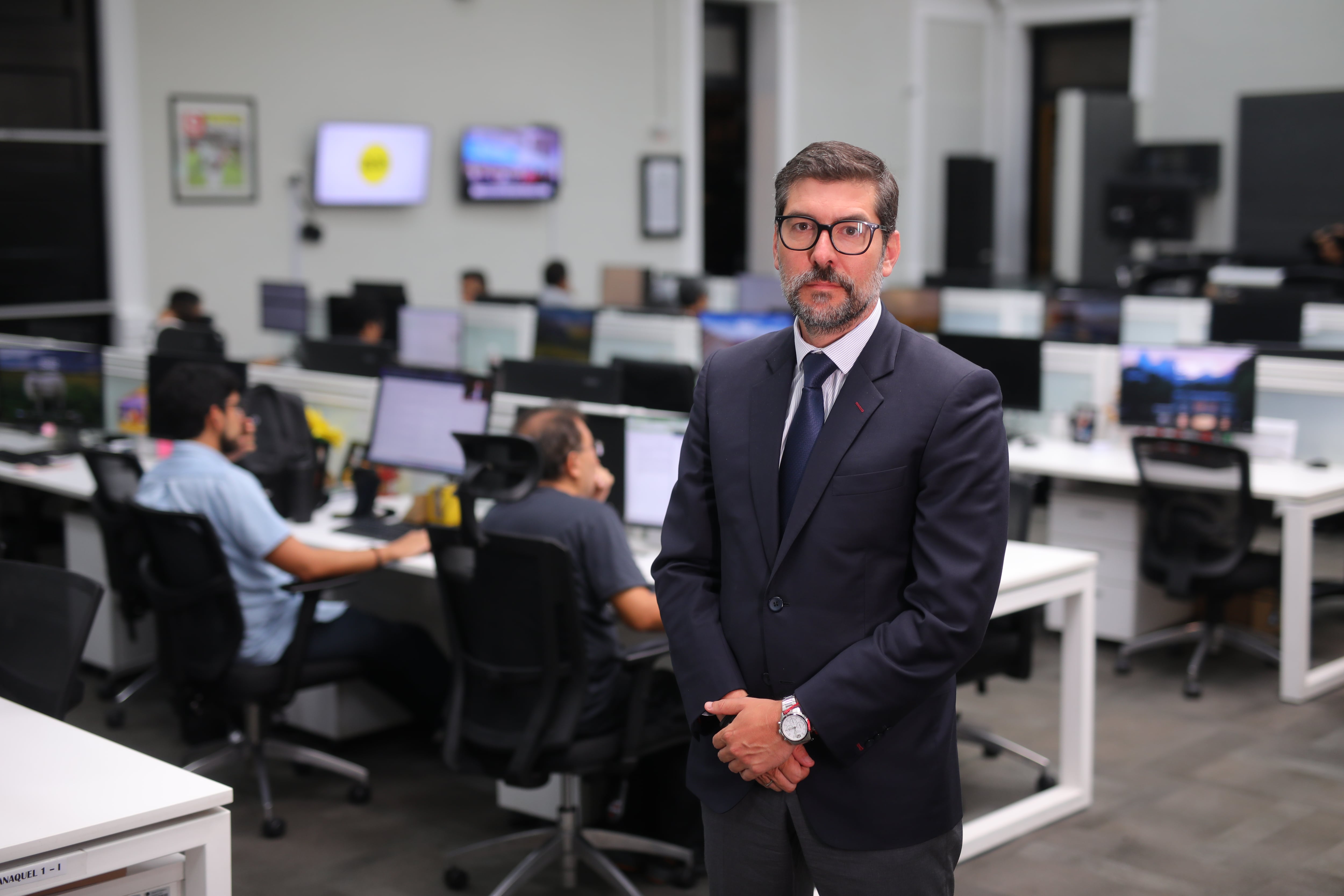 José Manuel Jurado Gómez, gerente general de Empresa Editora El Comercio, señaló que se han instalado cuatro estudios para streaming en la sede central en el Centro de Lima.