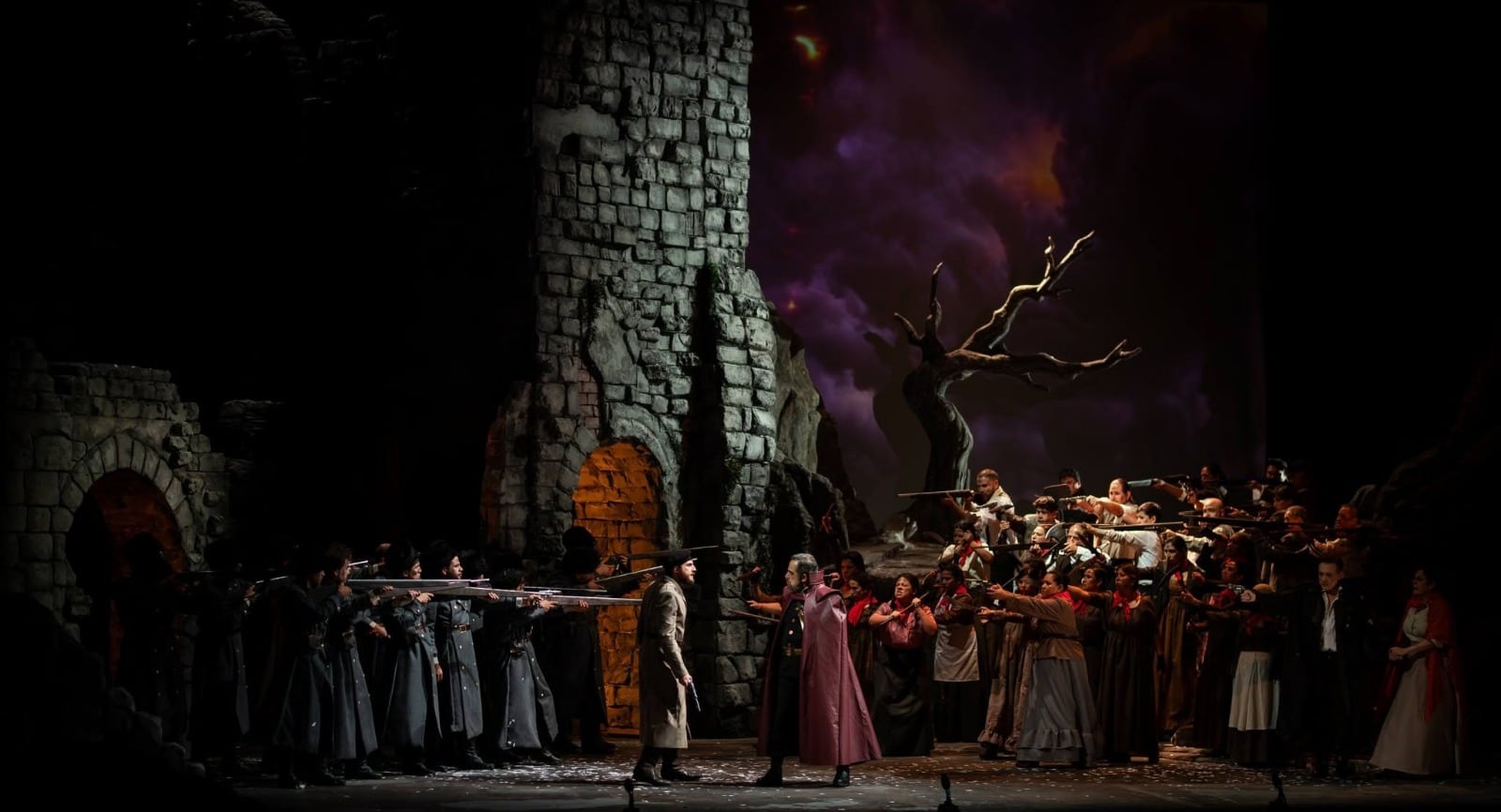 Obra Il Trovatore. Foto: Gerencia de cultura de la MML.