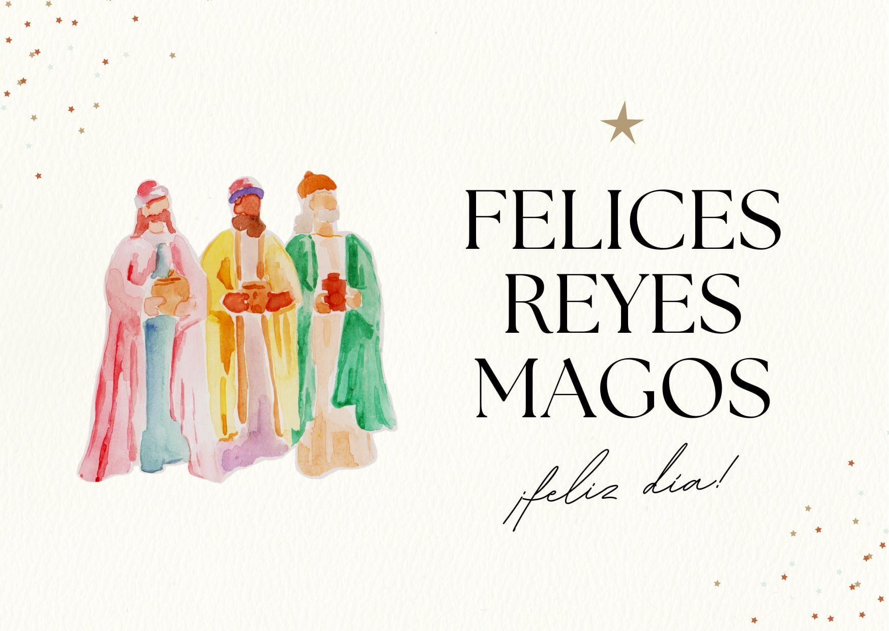 MADRID (ESPAÑA), 06/01/2026.- Imágenes y textos para cartas del Día de Reyes Magos: crea saludos memorables con diseños creativos y mensajes llenos de ilusión. FOTO DE CANVA.COM