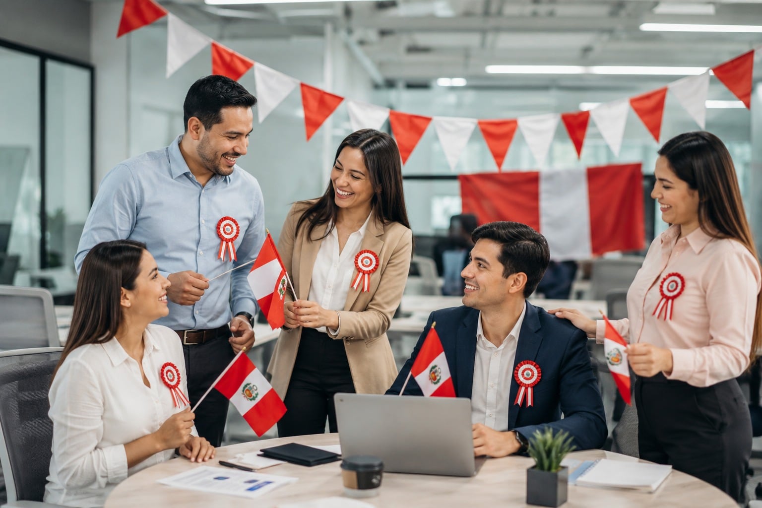 Fiestas Patrias y trabajo: qué puede exigir el empleador y qué derechos tienen los trabajadores. | Foto: Generada con IA - ChatGPT