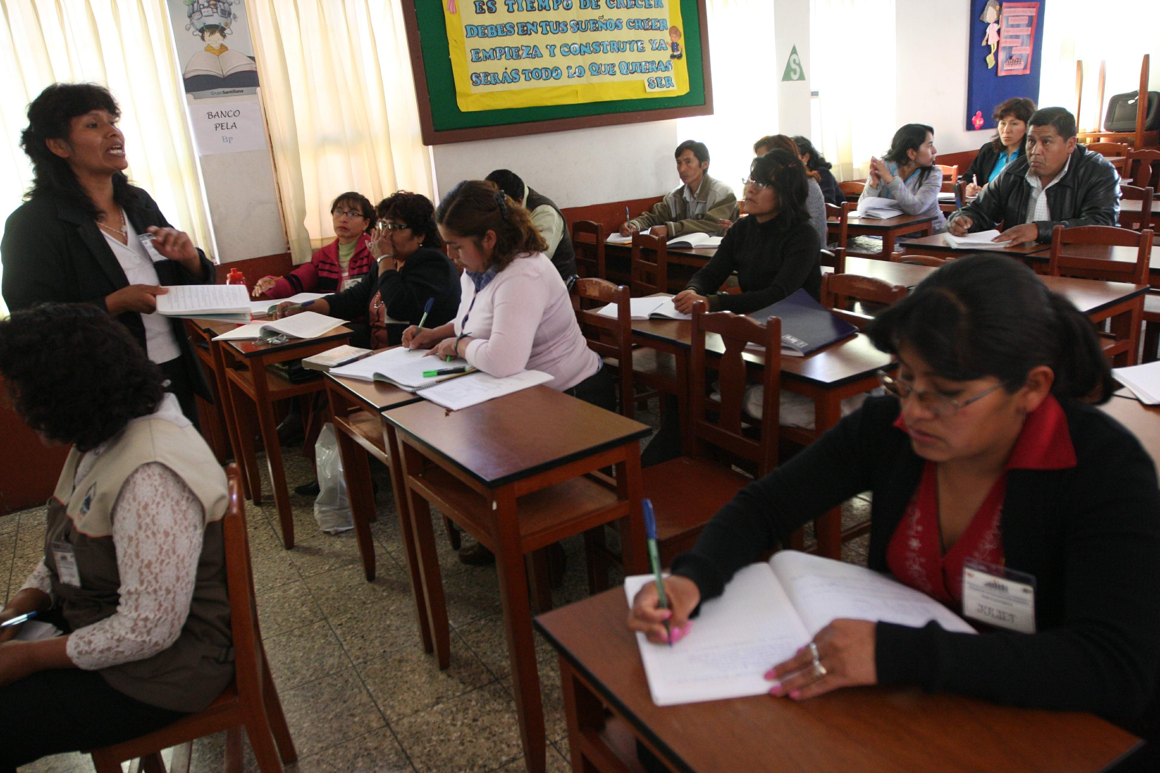 Docentes. (Foto: Heiner Aparicio / GEC)