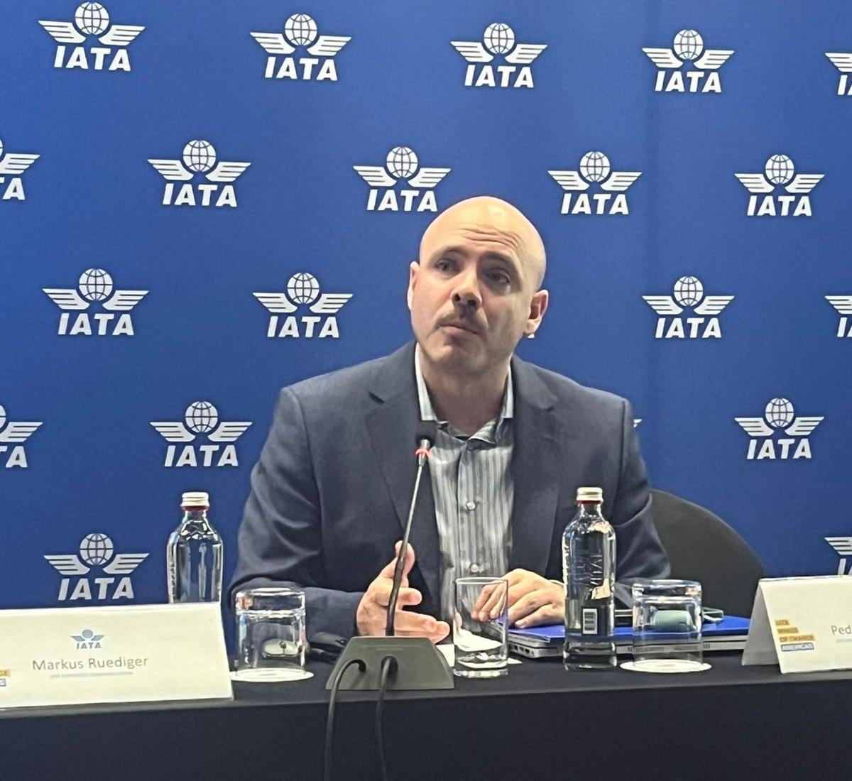 Pedro de la Fuente, gerente senior de Asuntos Externos y Sostenibilidad para las Américas de la IATA | Foto: Gerardo Rosales, para diario Gestión.