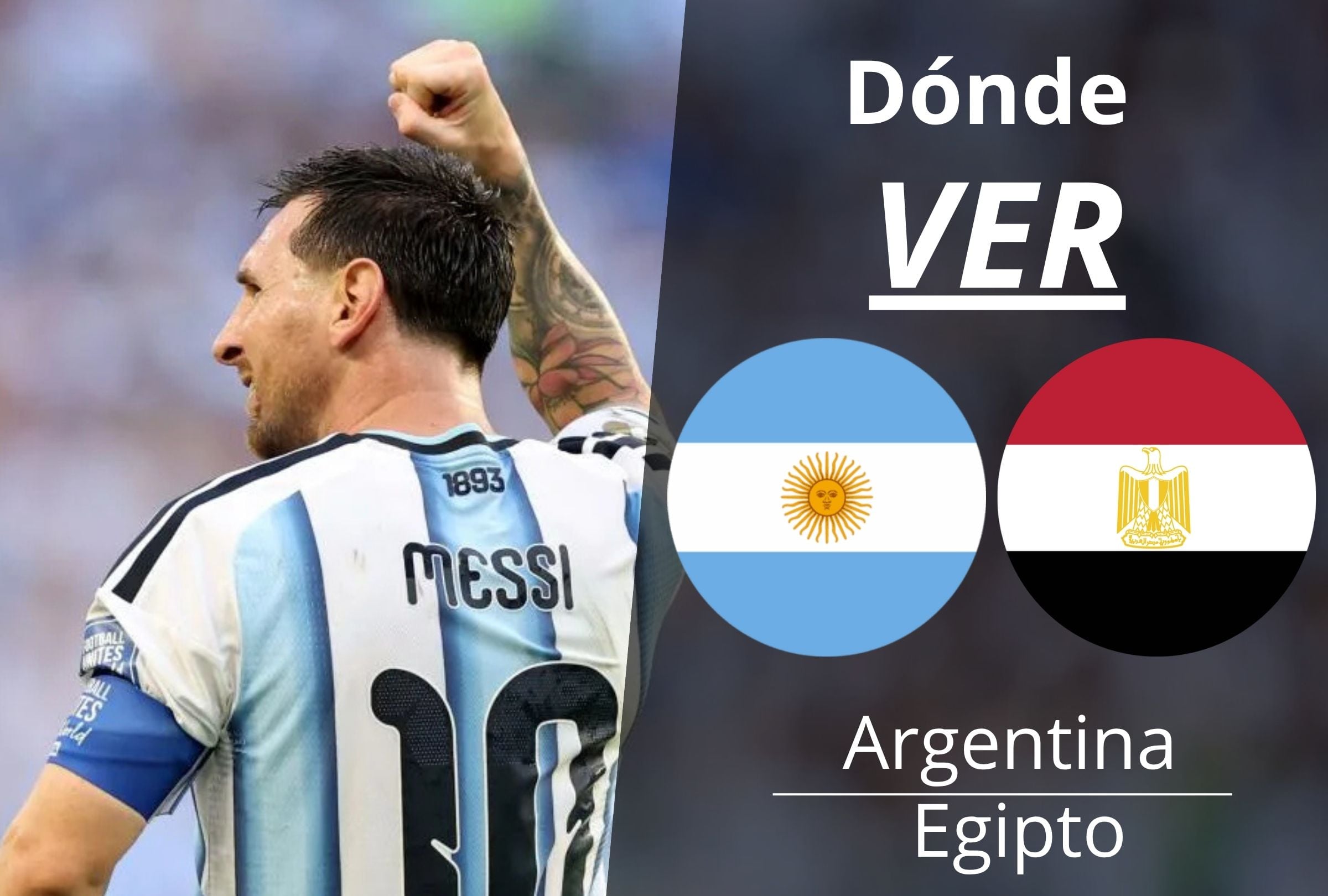 Dónde y a qué hora ver el partido Argentina vs. Egipto EN VIVO HOY 7 de julio por octavos de final de la Copa Mundial en el Mercedes-Benz de Atlanta, Georgia. (Foto: Composición Depor)