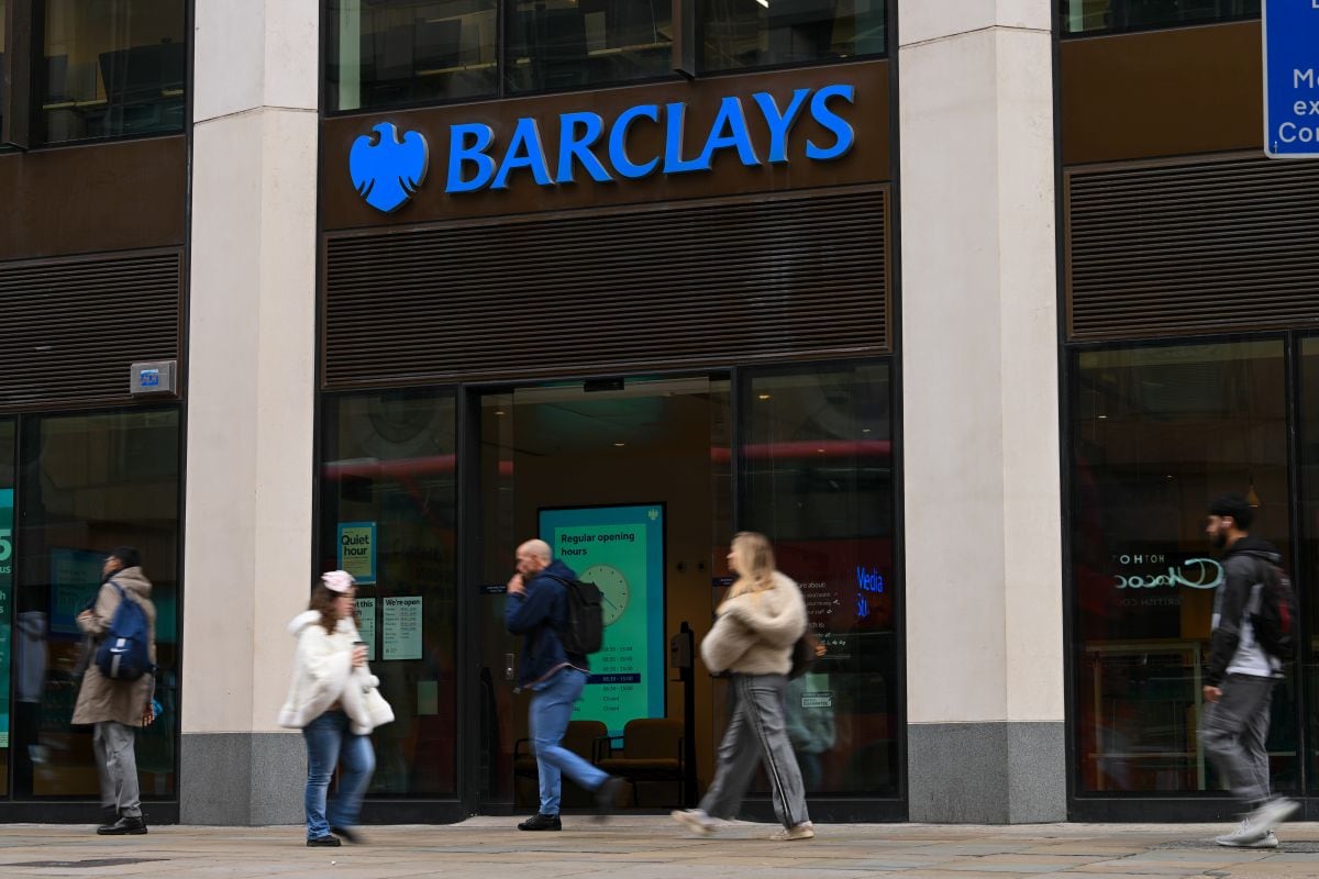 Una sucursal del banco Barclays Plc en Londres, Reino Unido, el jueves 16 de octubre de 2025.