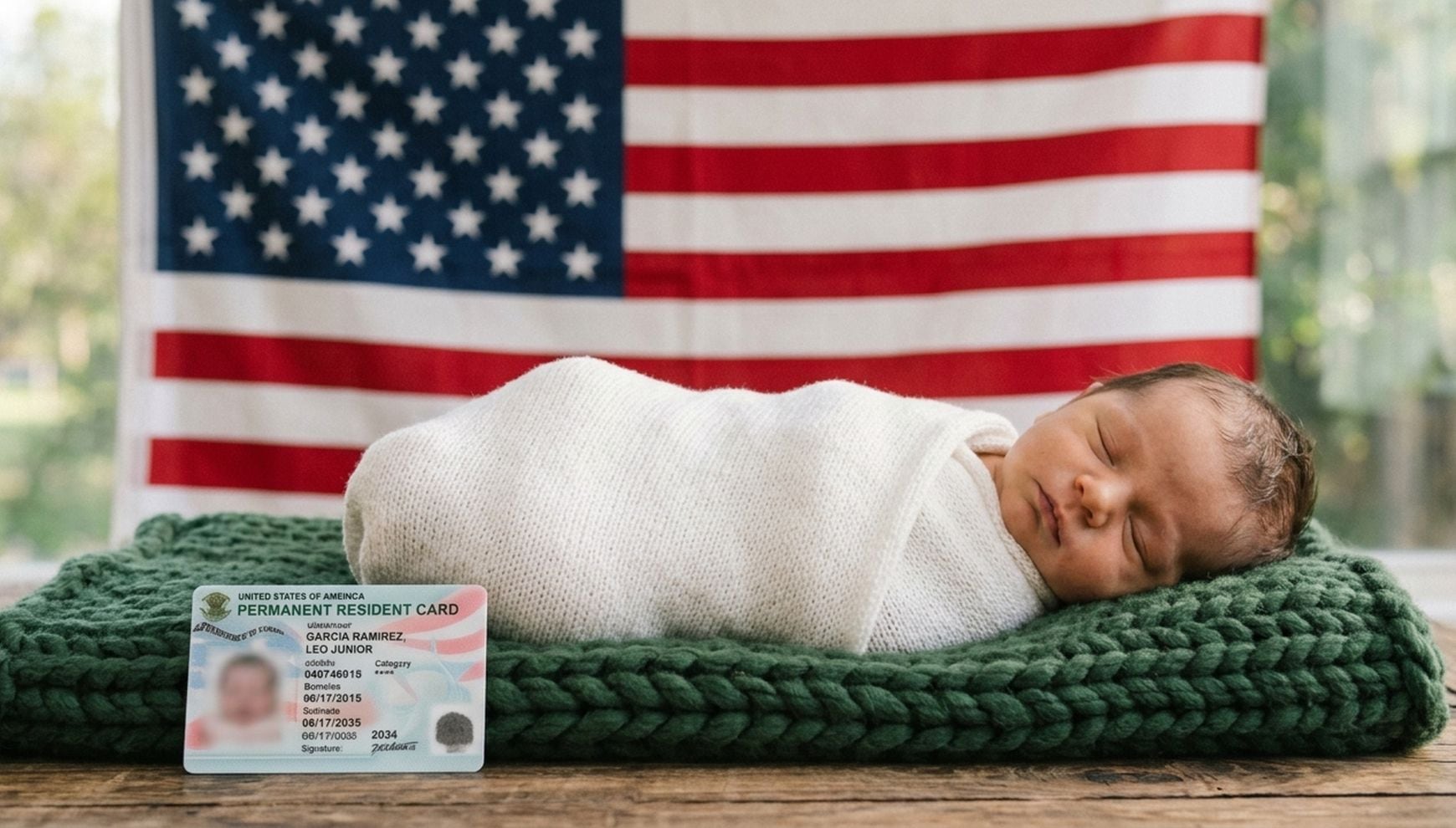 La norma permite que algunos menores nacidos en Estados Unidos, hijos de trabajadores de gobiernos extranjeros, soliciten el registro como residentes permanentes legales, siempre que cumplan requisitos sobre el estatus oficial del padre o madre (Foto: Imagen creada por Gestión MIX usando Gemini)