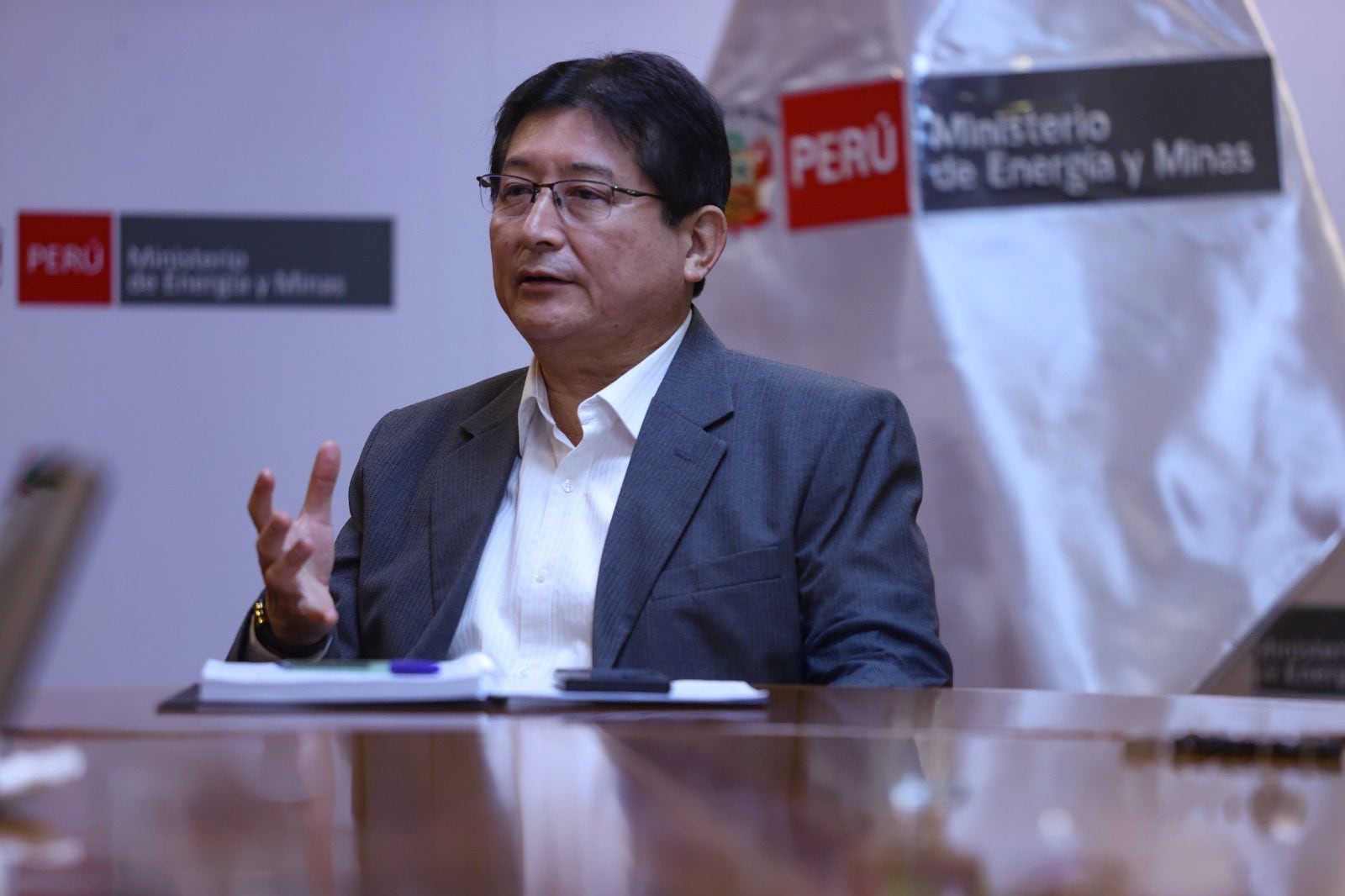 Guillermo Shinno Huamaní, titular del Minem. Foto Gob