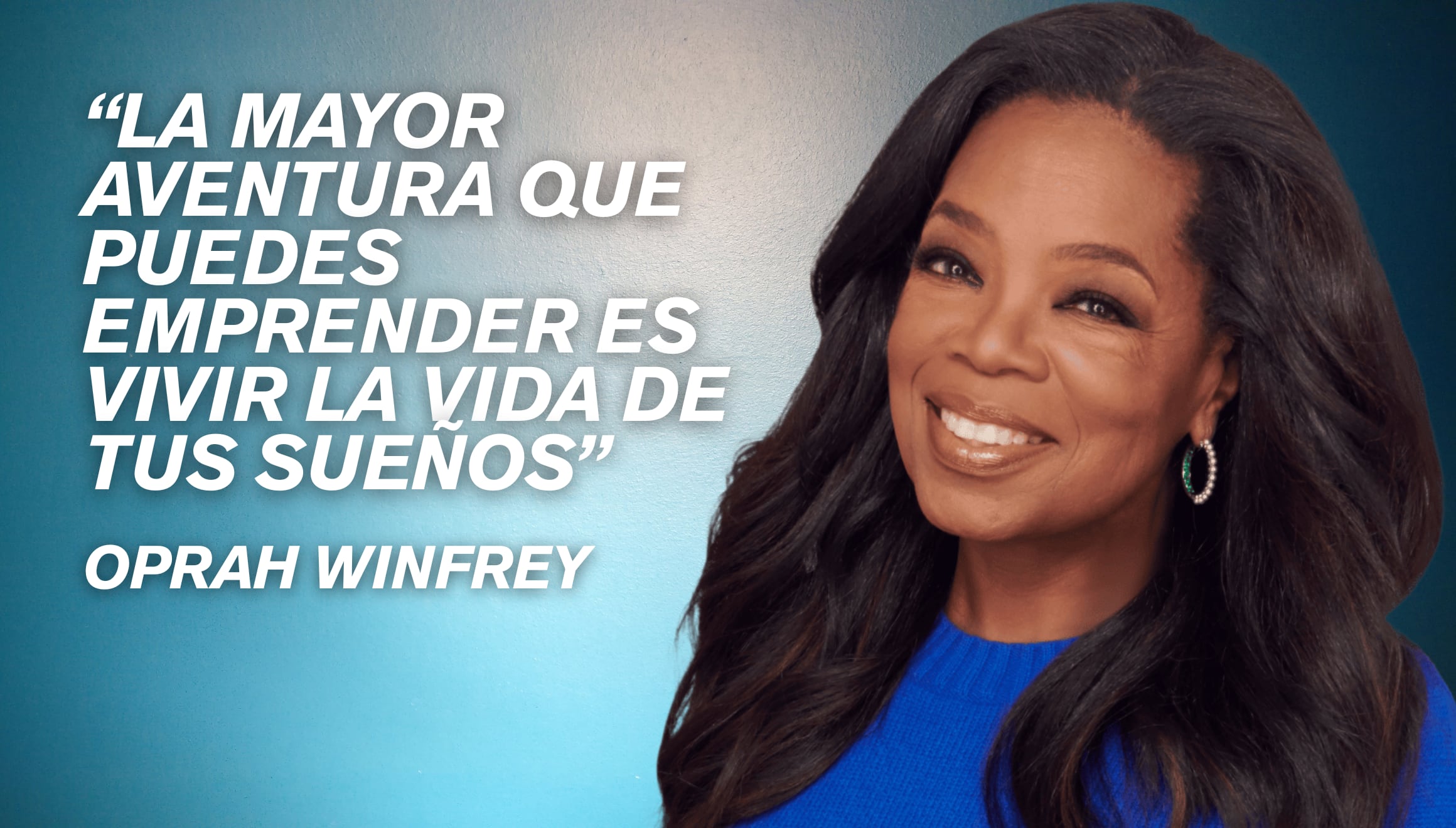 La presentadora y empresaria Oprah Winfrey comparte su visión sobre el desarrollo personal, motivando a millones de personas a perseguir sus objetivos de vida y superar sus límites. | Crédito: @oprah / Instagram / Composición Gestión Mix