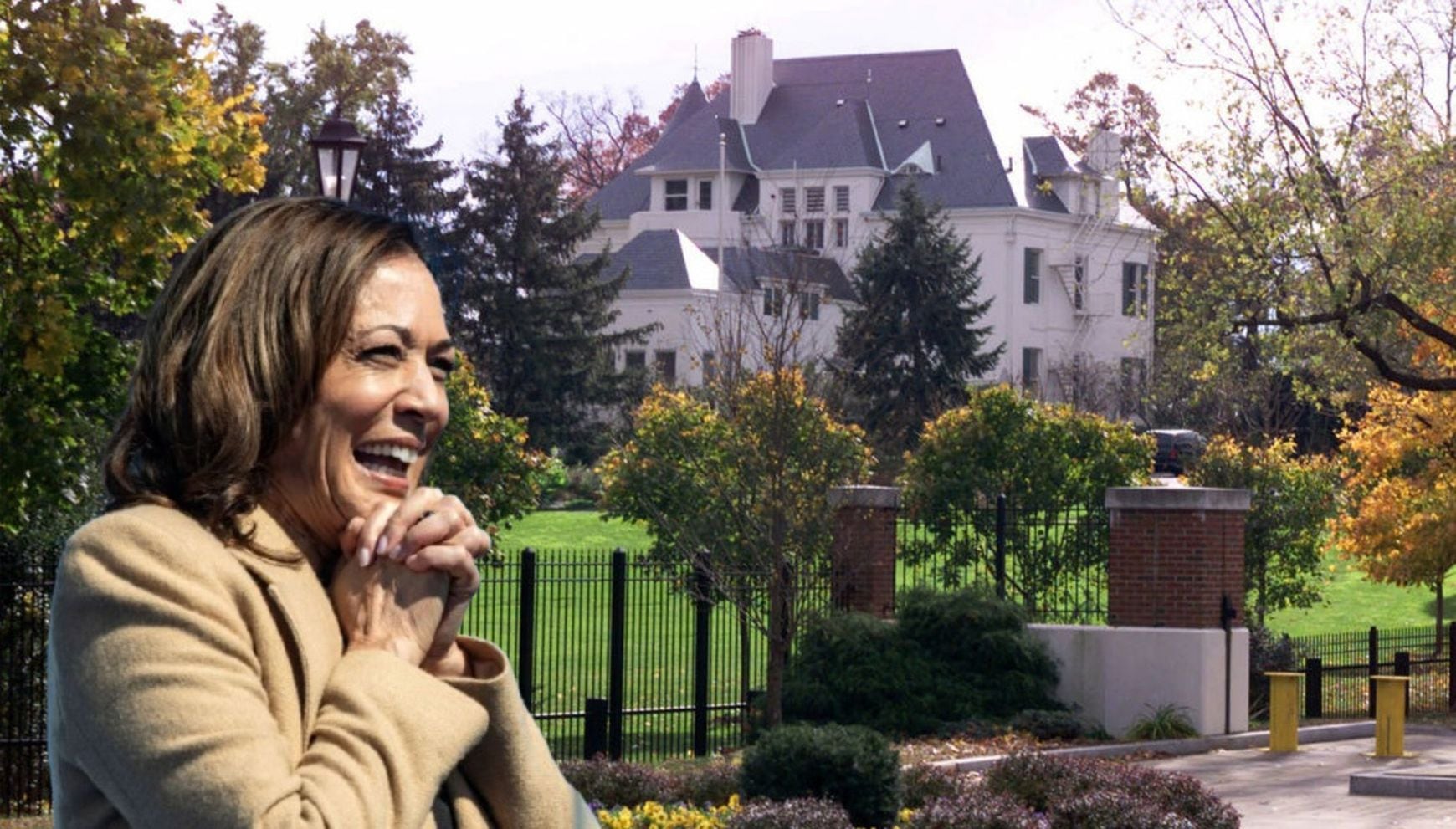 Kamala Harris vive actualmente en la residencia oficial del vicepresidente que fue construida en 1893, pero ella tiene sus propias adquisiciones en inmuebles (Foto: Rotonda del Observatorio Número 1 / Joseph Prezioso / AFP)