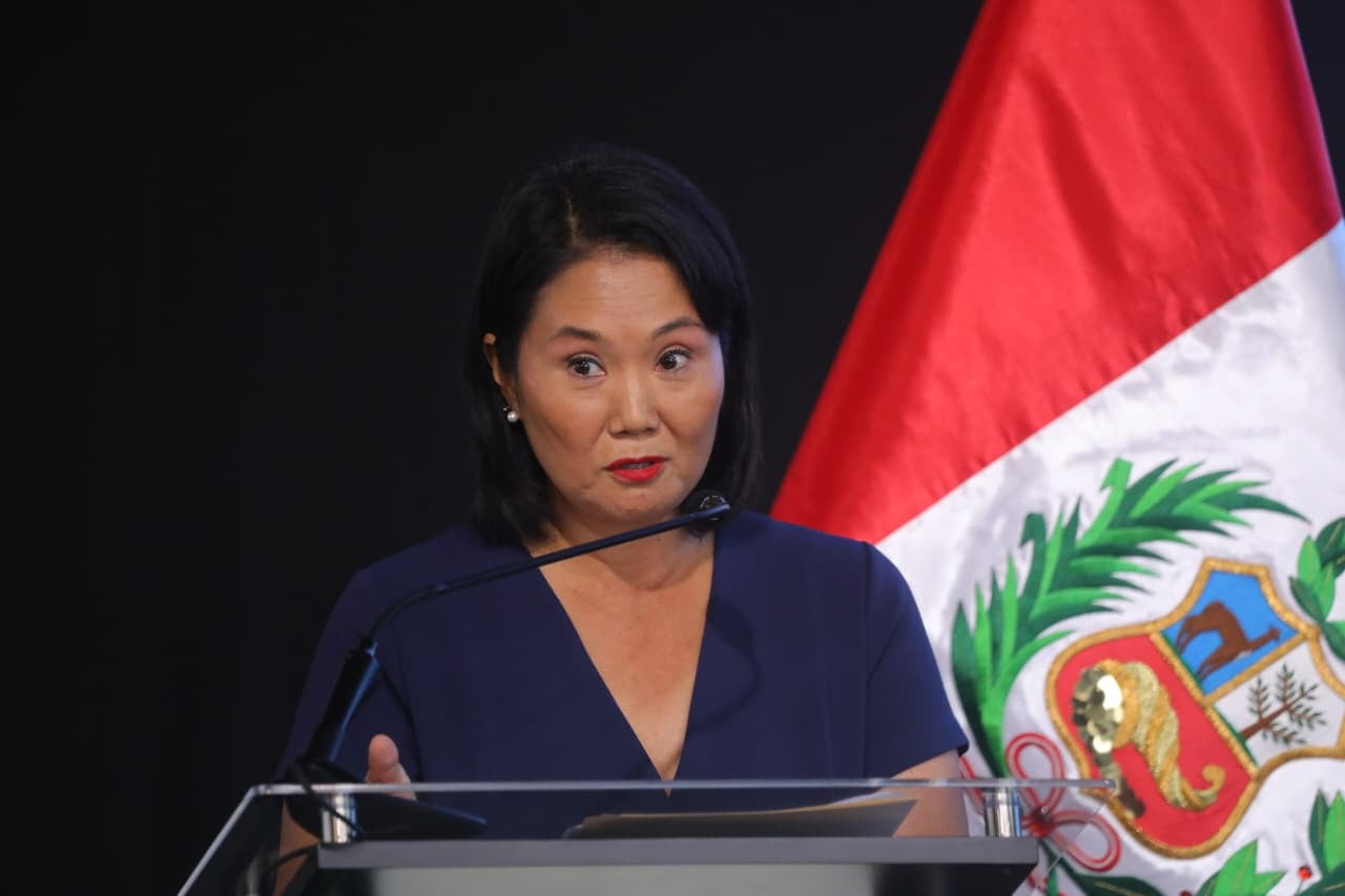 Fujimori propone medidas de seguridad con Fuerzas Armadas y ajustes al entorno empresarial. Es su cuarta participación en contienda electoral para ostentar la presidencia. Foto: GEC