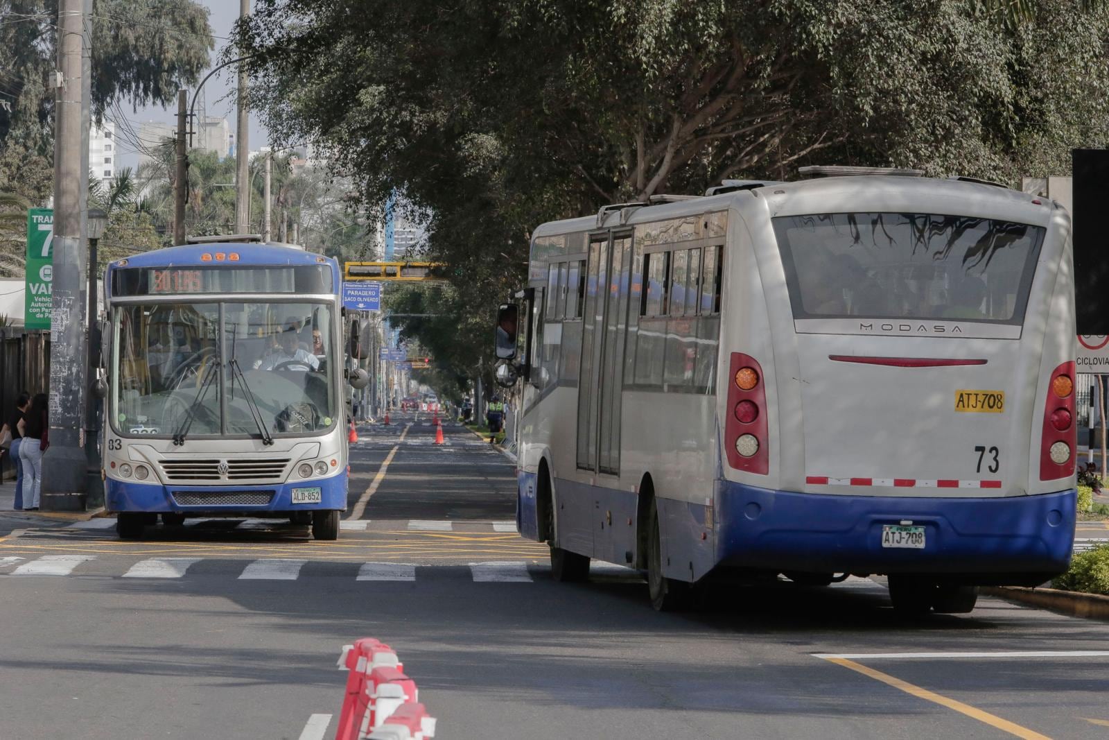 ATU ampliará carril bidireccional en la avenida Arequipa desde noviembre. (Foto: Julio Reaño / GEC).