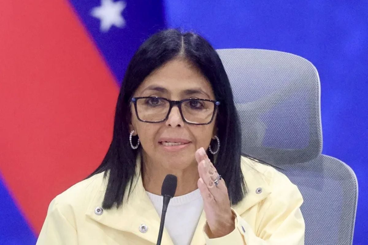Delcy Rodríguez anunció que las celebraciones navideñas en Venezuela comenzarán el 1 de noviembre. Foto: EFE.
