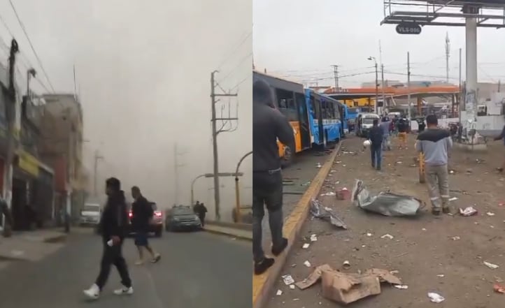 Deflagración en VMT.