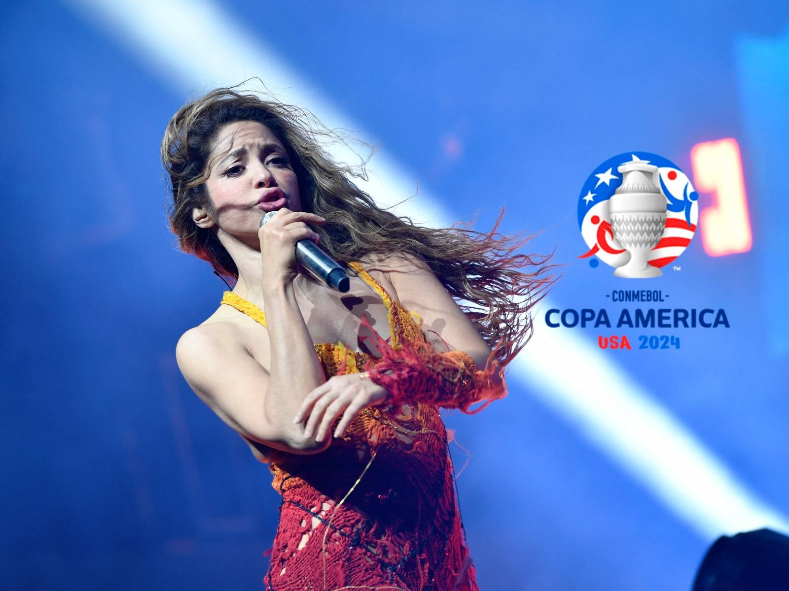 Consulta aquí el horario exacto de la presentación de Shakira durante el medio tiempo de la final de la Copa América 2024 este domingo 14 de julio desde el Hard Rock Stadium de Miami, Florida (Estados Unidos). (Foto: VALERIE MACON / AFP)