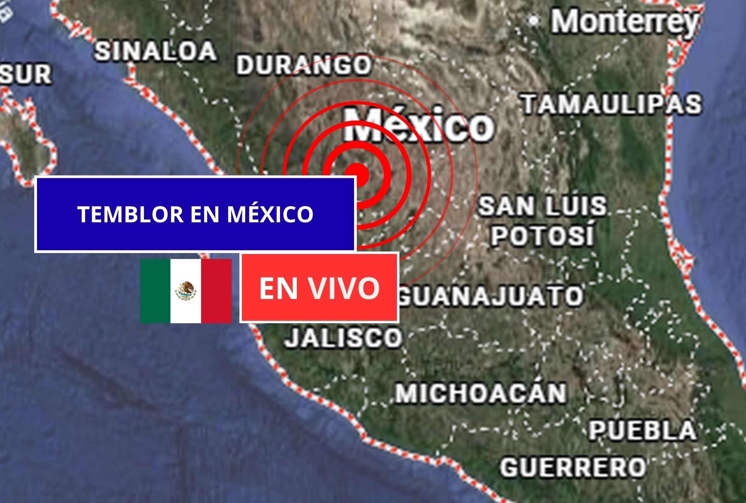 Sigue el reporte oficial del Servicio Sismológico Nacional (SSN) sobre los últimos temblores registrados en México hoy, domingo 19 de abril de 2026. (Imagen creada con foto de Google Maps para Gestión Mix)