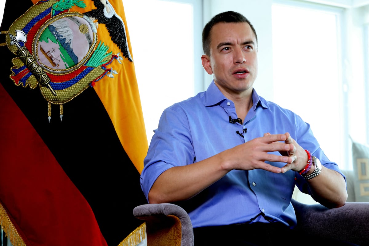 Presidente de Ecuador, Daniel Noboa.