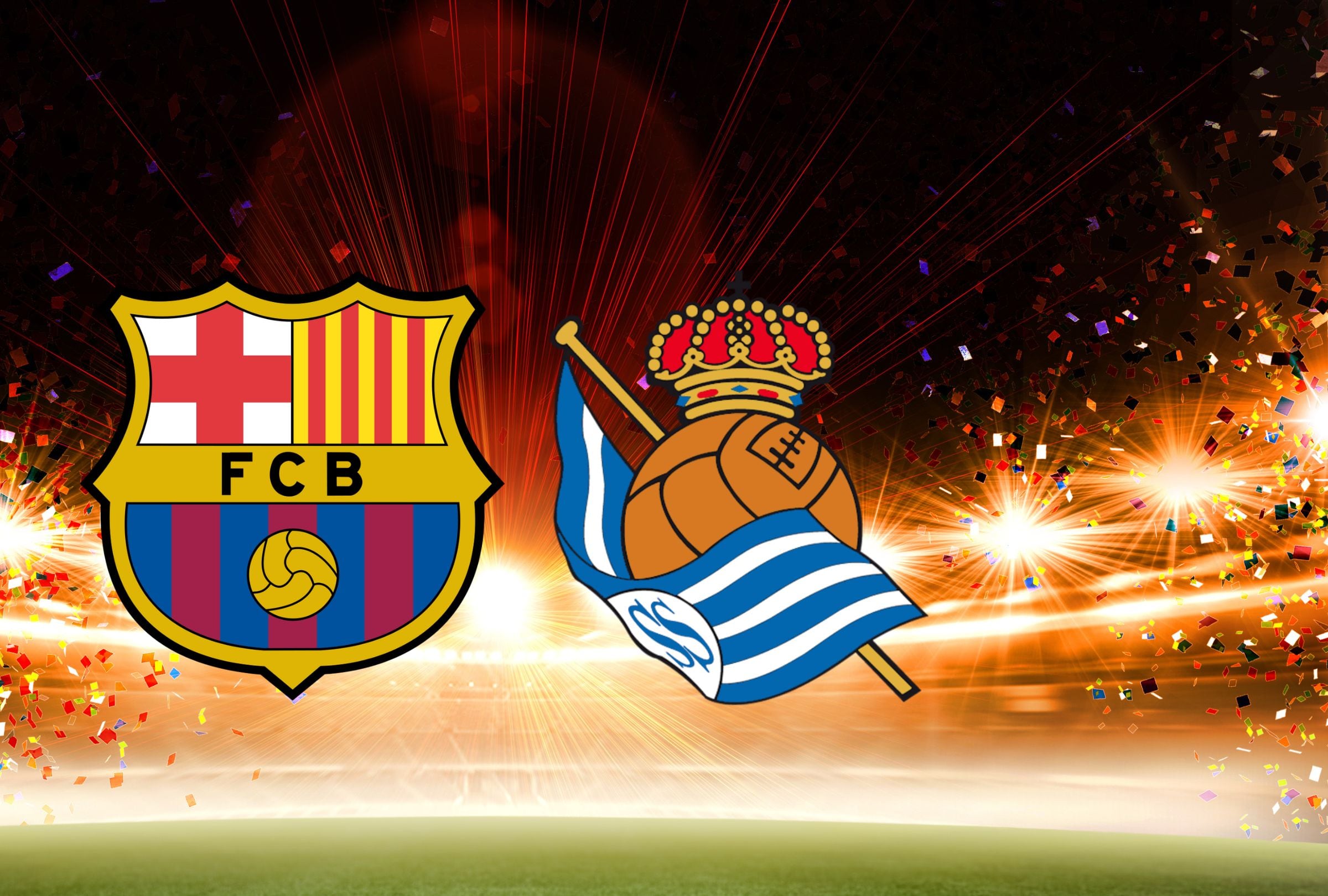 El partido FC Barcelona vs. Real Sociedad por LaLiga promete ser intenso de principio a fin. (Foto: Composición Gestión Mix)