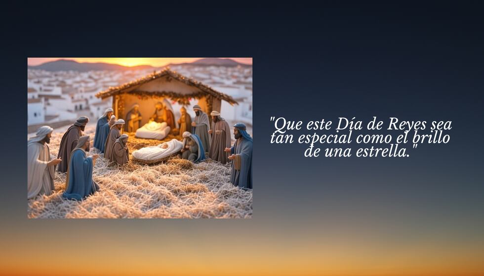 "Que este Día de Reyes sea tan especial como el brillo de una estrella." | Crédito: Canva / Composición Mix