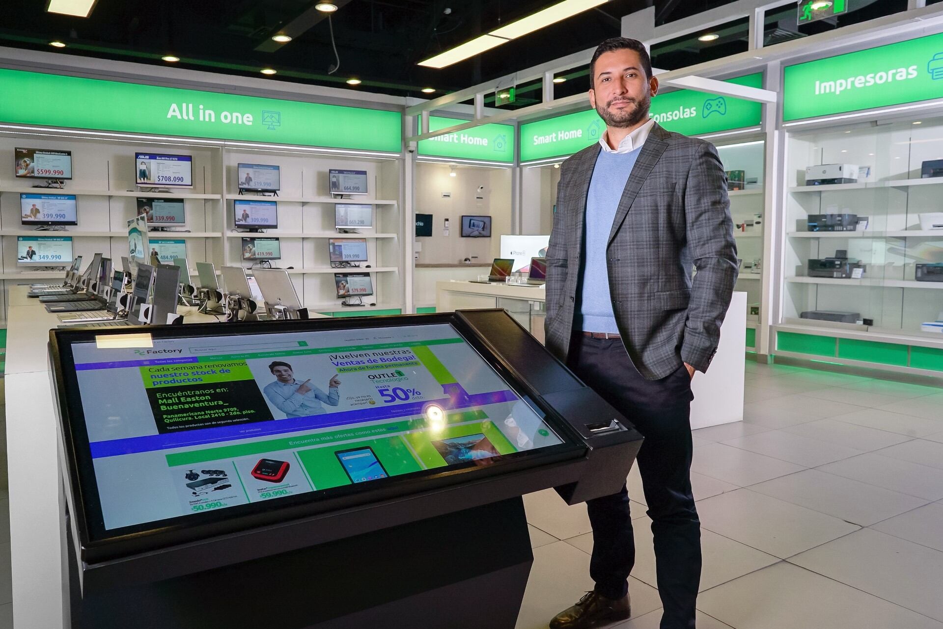 Gonzalo Verdeguer, CEO de pc Factory en Perú.