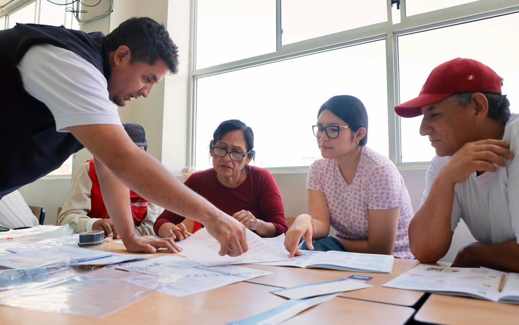 ONPE miembros de mesa Foto: ONPE