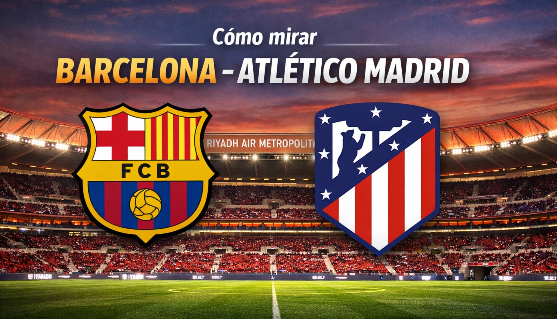 Consulta los horarios y canales para ver el partido de FC Barcelona vs. Atlético Madrid, de este sábado 4 de abril, por la Jornada 30 de LaLiga 2026. (Foto: Imagen creada por Gestión Mix utilizando la IA de ChatGPT)