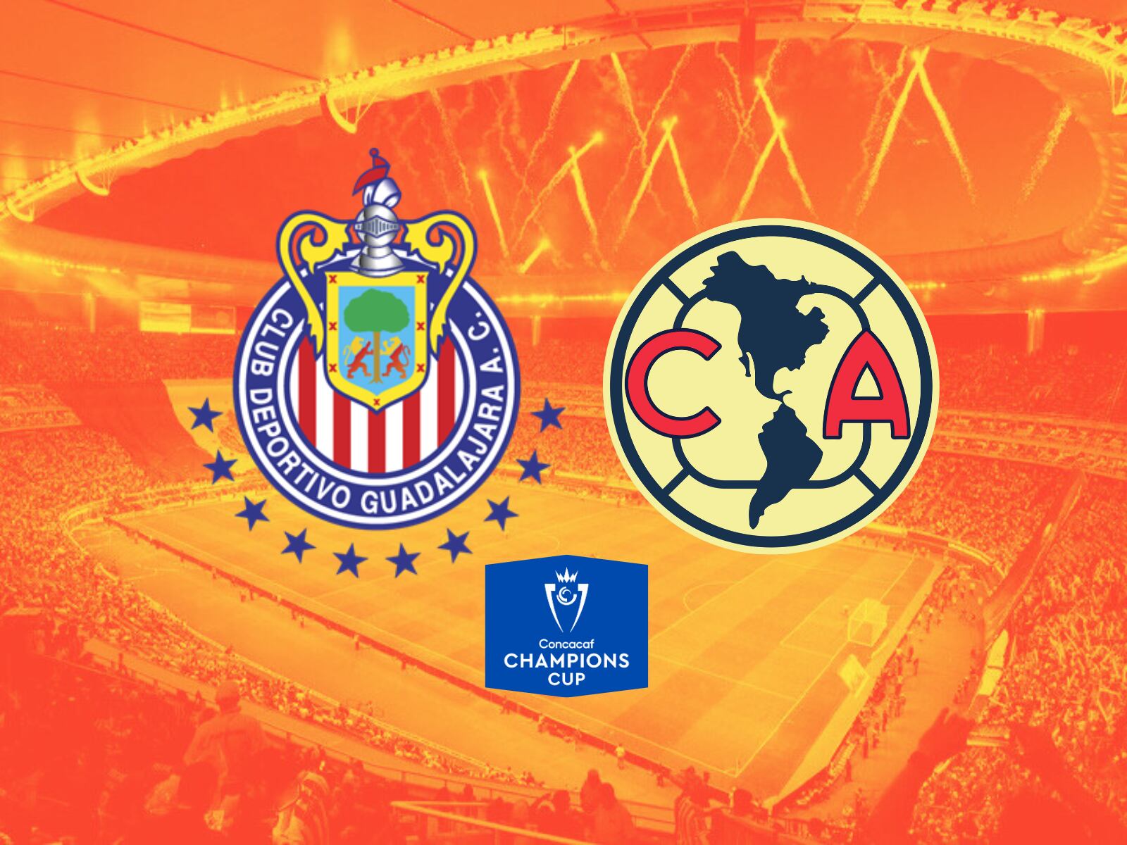 ¡Sigue el Clásico Nacional por TV y streaming! Averigua dónde ver Chivas Guadalajara vs. América en vivo por los octavos de final de la Concachampions 2024. | Crédito: Composición / Gestión Mix