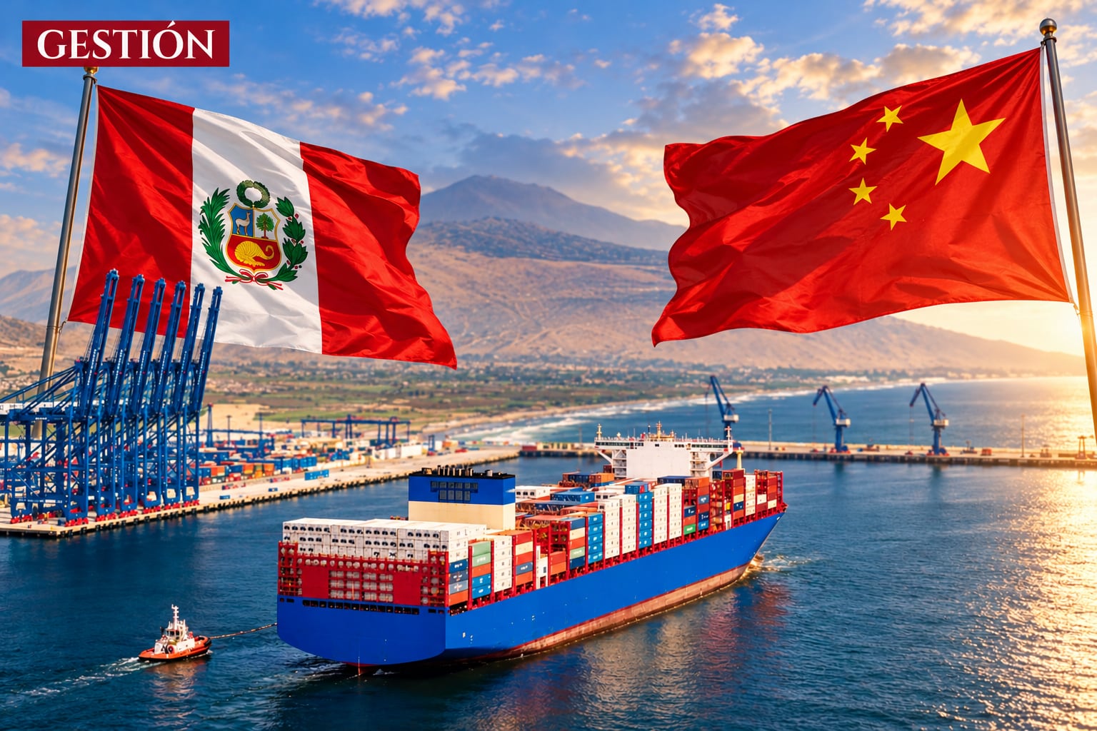 ¿Qué se espera del comercio bilateral entre Perú y China con esta optimización del TLC? | Foto: Andina. Elaboración: Gestión con ChatGPT
