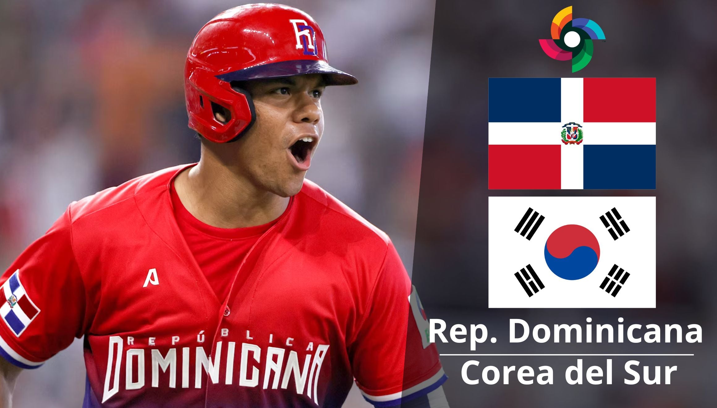 Revisa los horarios por país, canales de TV y dónde ver el partido República Dominicana vs. Corea del Sur EN VIVO por cuartos de final del Clásico Mundial de Béisbol 2026. (Foto: Composición Gestión Mix)