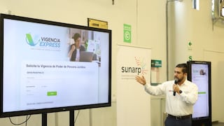 Sunarp lanza servicio digital para obtener en minutos certificado de vigencia de poder
