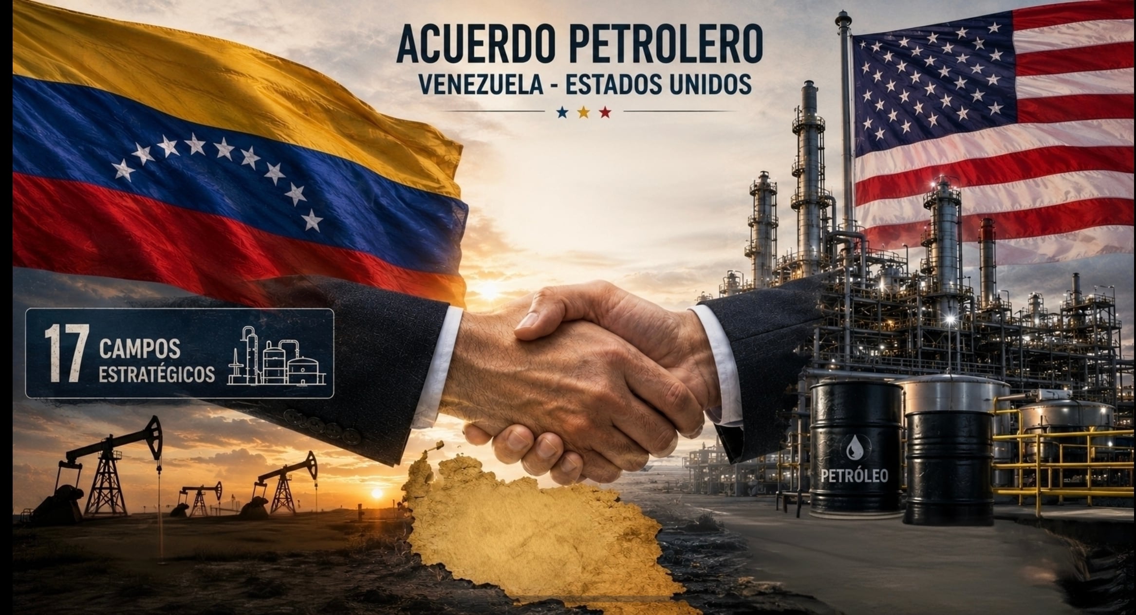 La negociación despierta inquietudes entre adeptos al chavismo, al concretarse en medio de la fuerte presión que ejerce Estados Unidos sobre el gobierno Rodríguez. Foto composición Gestión - IA ChatGPT