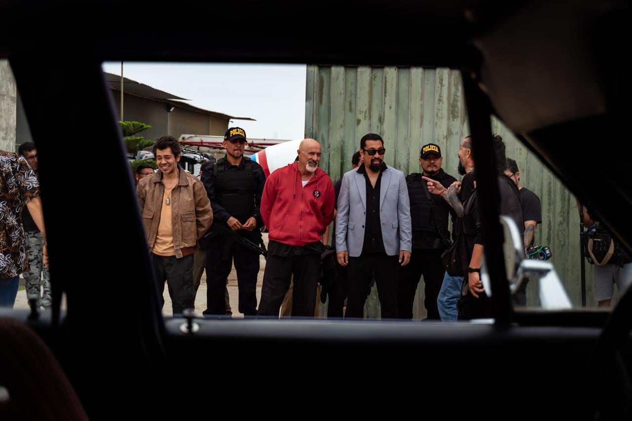 Detrás de cámaras de las grabaciones de la nueva película de 'La Gran Sangre" | Foto: Difusión
