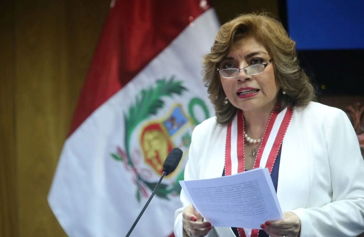 Zoraida Ávalos cumplió 70 años el 14 de junio de 2026, fecha desde la cual la JNJ dispuso su cese como fiscal suprema titular. Foto: Andina.