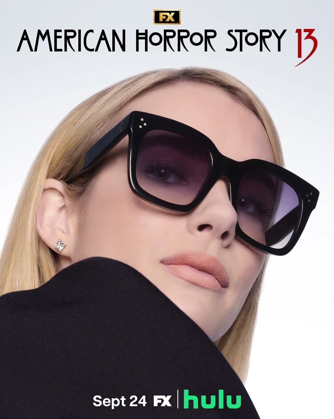 Emma Roberts en su póster individual para "American Horror Story: 13" (Foto: Ryan Murphy Productions)