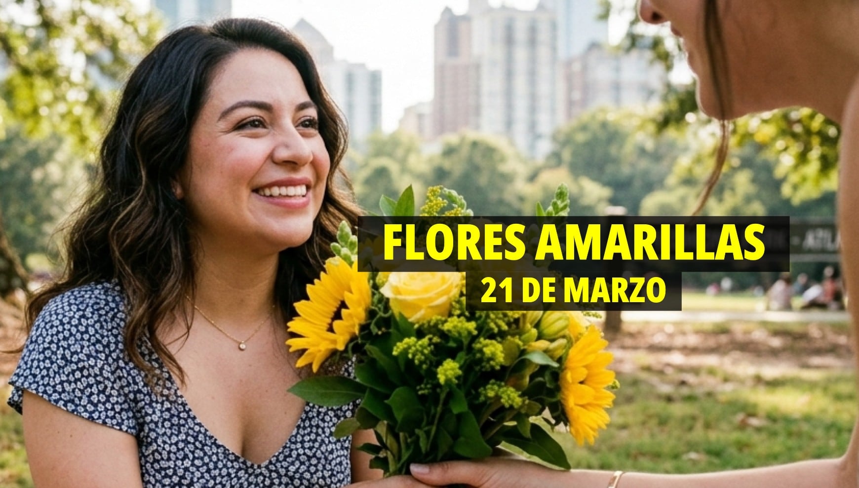 El 21 de marzo es perfecto para dedicar frases junto a flores amarillas. | Crédito: Gestión Mix / Freepik