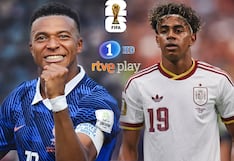 TVE Canal La 1 HD y RTVE Play Mundial EN DIRECTO — ver partido Francia — España por TV abierta y online