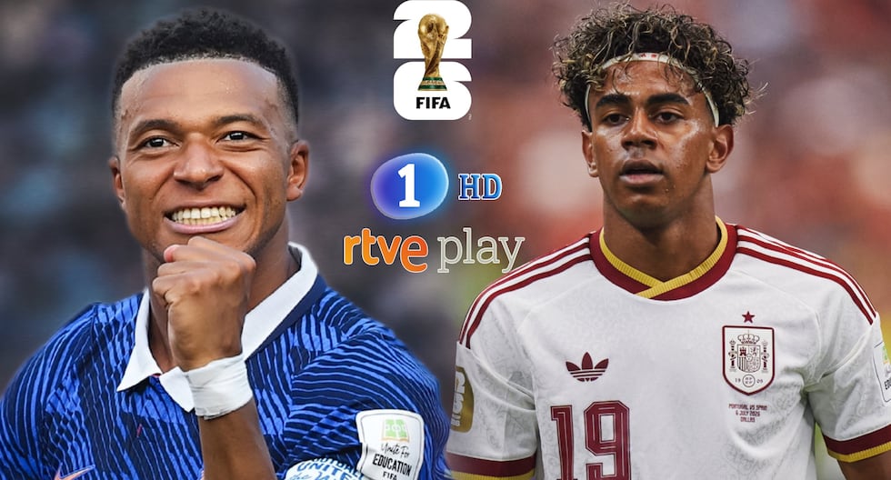 TVE La 1 y RTVE Play televisaron Francia 0-2 España por semifinal del Mundial 2026