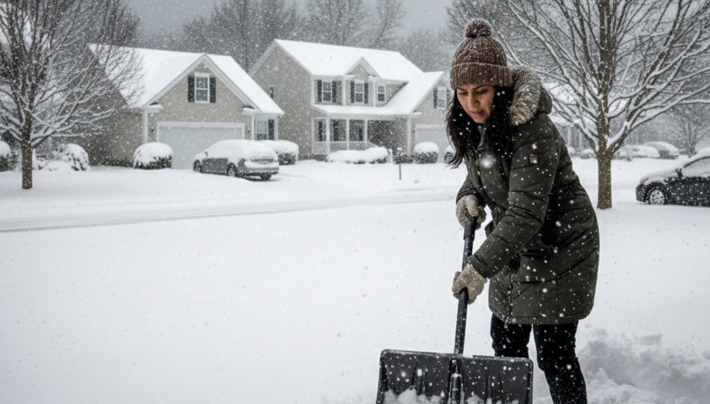 El estado de Carolina del Norte se alista para recibir varias pulgadas de nieve por la tormenta tipo ciclón bomba (Foto: Imagen creada por El Comercio MAG usando la IA de Perplexity)