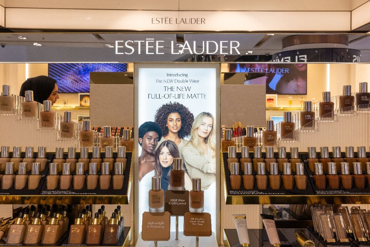 Un espacio de Estée Lauder Cos. en la sección de belleza de los grandes almacenes John Lewis Partnership Plc en Oxford Street, Londres, Reino Unido, el viernes 20 de febrero de 2026. Fotografía: Betty Laura Zapata/Bloomberg