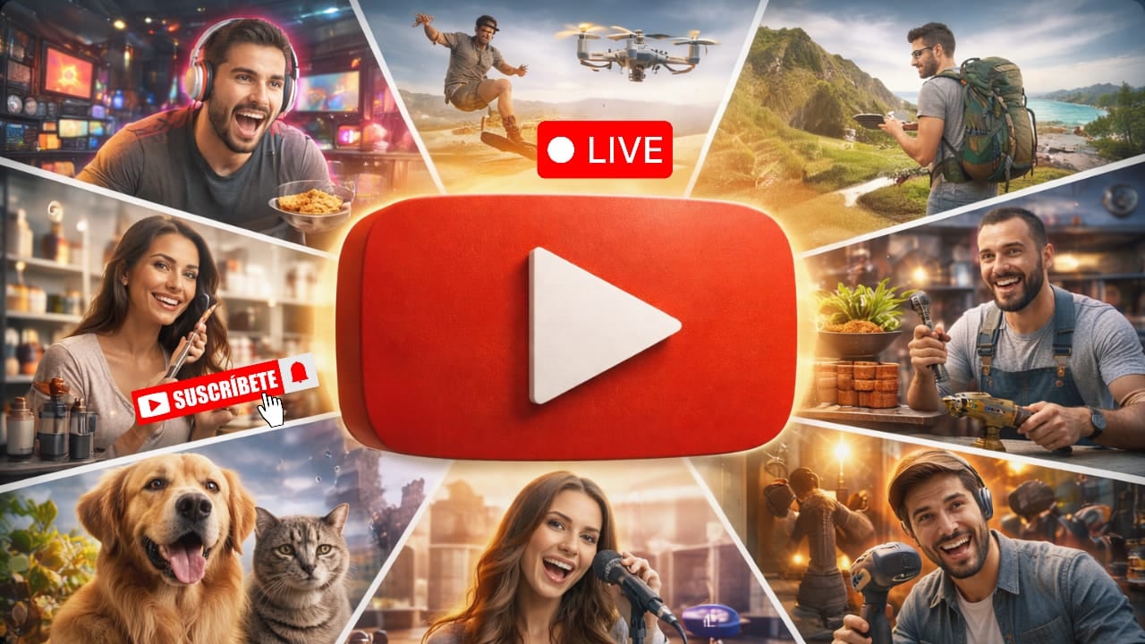 YouTube cumple 21 años. Foto composición Gestión