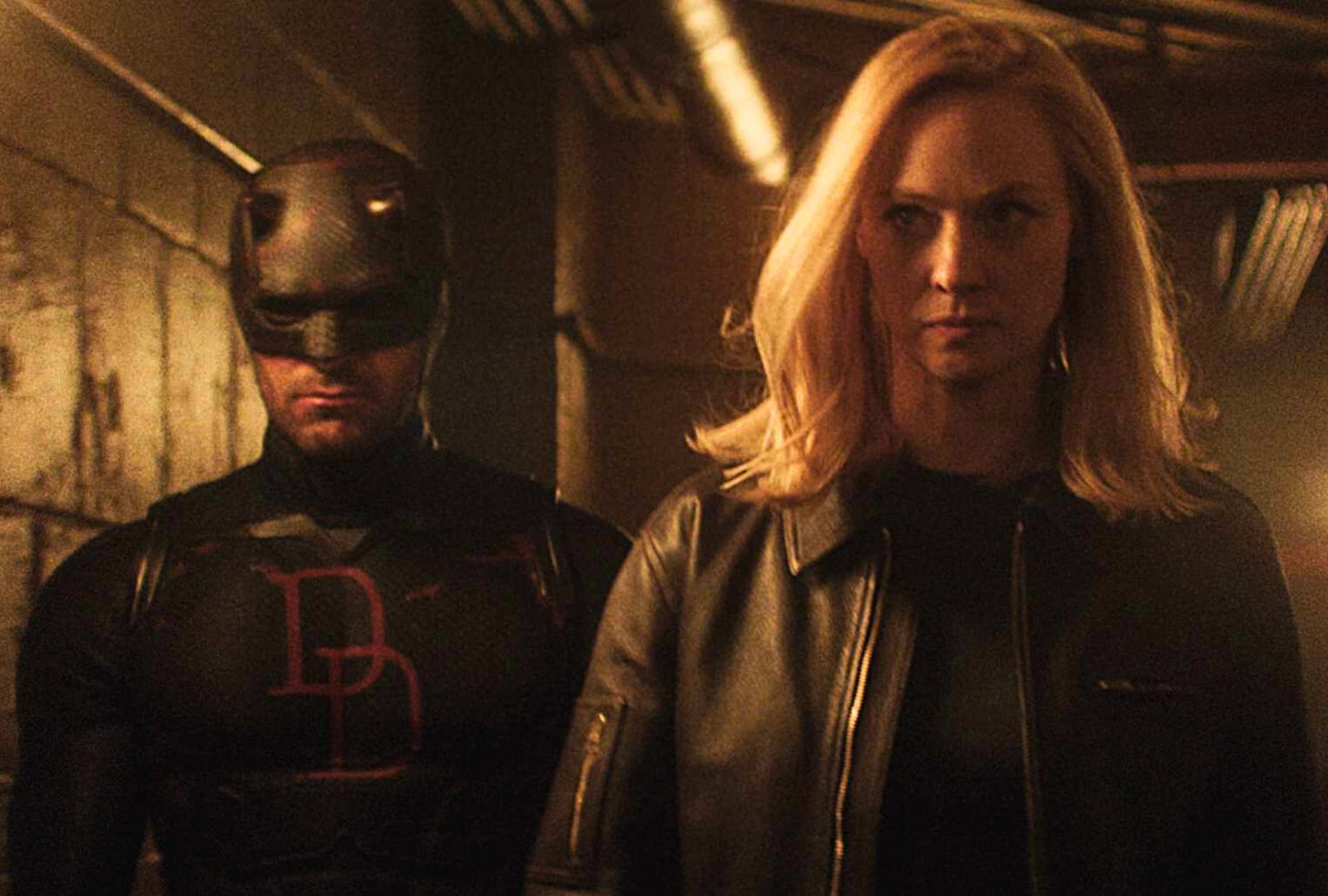 Charlie Cox como Matt Murdock y Deborah Ann Woll como Karen Page en una escena de la segunda temporada de la serie "Daredevil: Born Again" (Foto: Marvel Studios / Disney+)