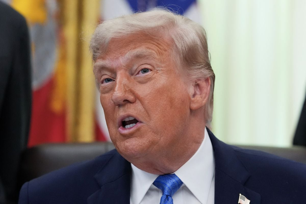 Donald Trump informó que la operación contra ‘Niño Guerrero’ fue ejecutada por el Comando Sur de Estados Unidos. Foto de Ken Cedeno / AFP.